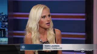Here's Tomi Lahren and Trevor Noah Having A Very Lively Chat on <i>The Daily Show</i>